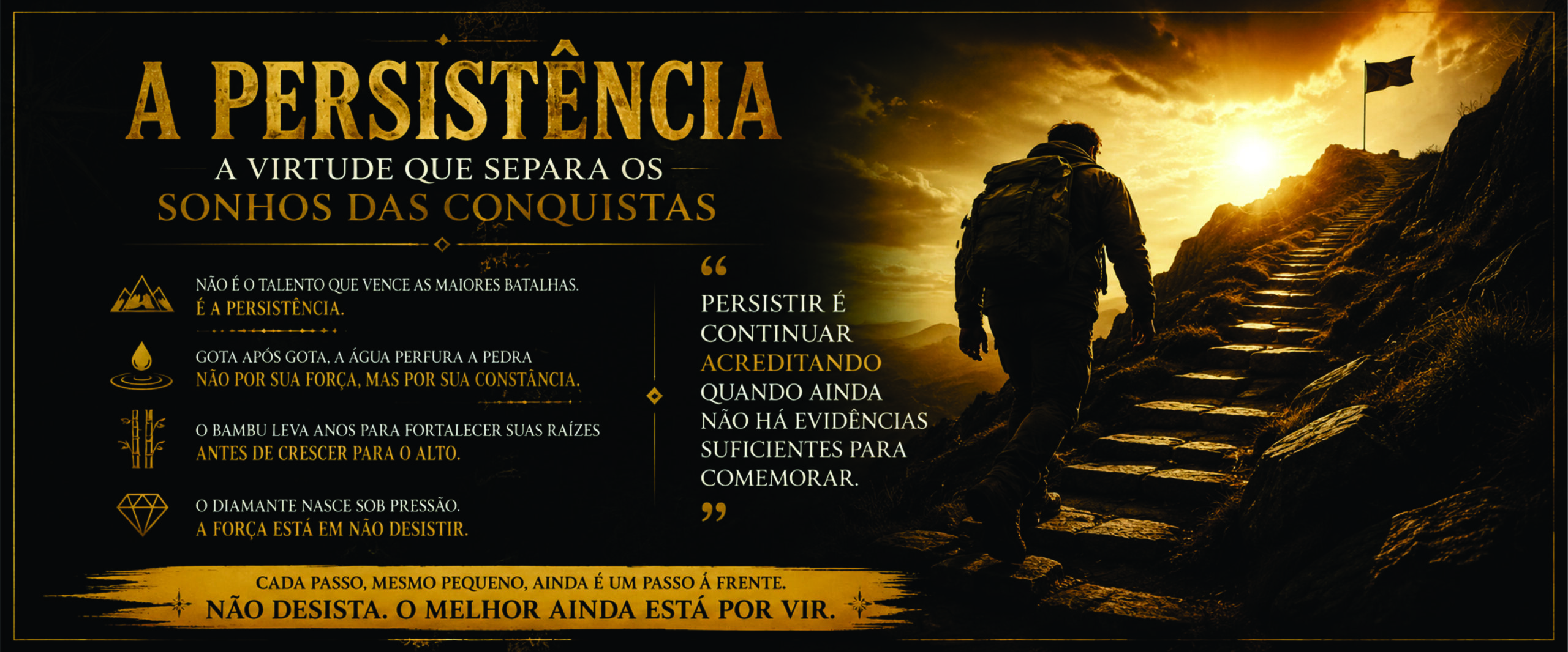 A Persistência: A Virtude que Separa os Sonhos das Conquistas