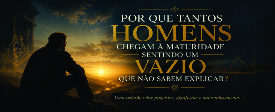 “Por que tantos homens chegam à maturidade sentindo um vazio que não sabem explicar?”