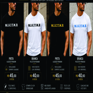 Coleção M.I.C.T.M.R. – Camiseta Filosófica